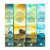 The Kingsbridge Novels 4 Book Collection by Ken Follett | Epic Historical Fiction Series, Bestselling Literary Tales & Engaging Stories for12+ years