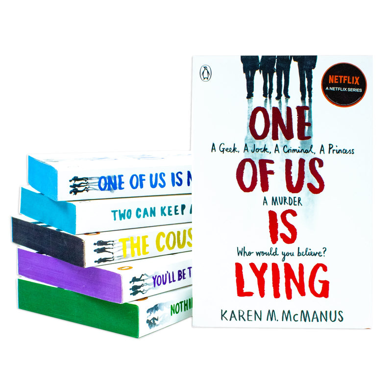 Karen M McManus Collection 6 Books Set (You'll Be the Death of Me, The Cousins, Two can keep a secret, One Of Us Is Lying, One Of Us Is Next, Nothing More to Tell)