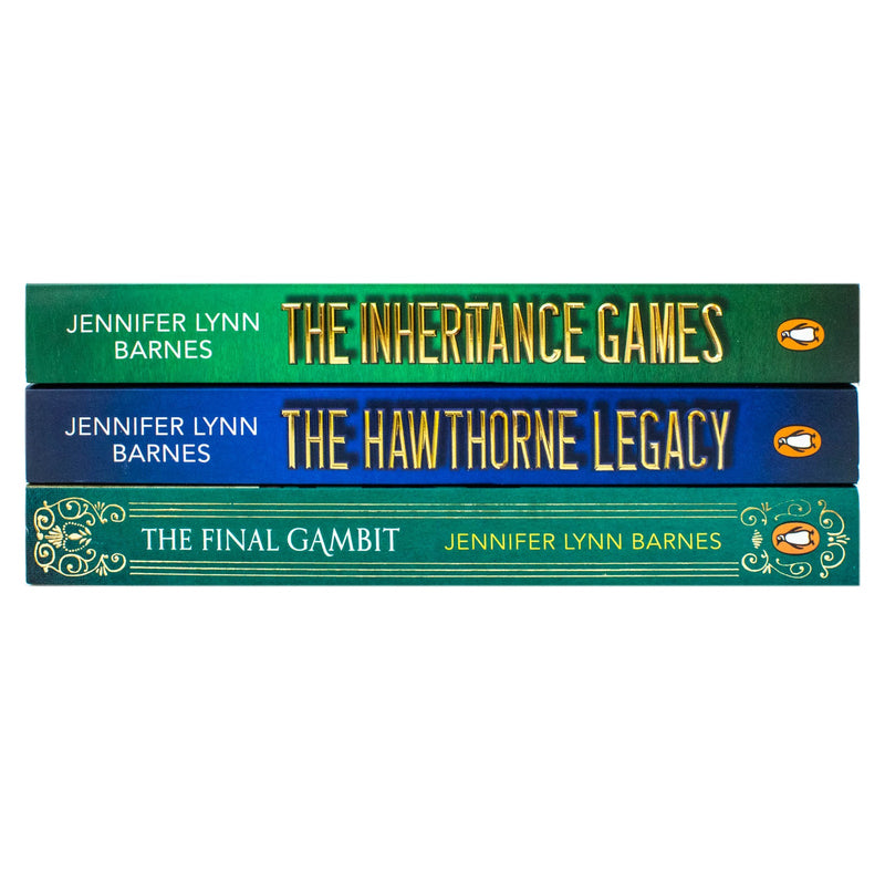 The Inheritance Games Series 3 Books Collection Set By Jennifer Lynn Barnes (The Inheritance Games, The Hawthorne Legacy & The Final Gambit)