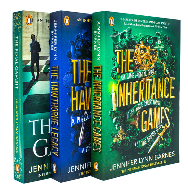 The Inheritance Games Series 3-Book Collection Set by Jennifer Lynn Barnes – Thrilling YA Mystery Adventure with Puzzles & Twists|Perfect for ages 12+