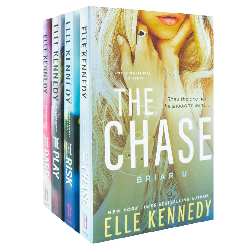 Elle Kennedy Briar U Series Collection 4 Books Set (The Chase, The Risk, The Play, The Dare)