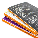 Carlo Rovelli 3 Books Collection Set (Reality Is Not What It Seems, The Order of Time, Seven Brief Lessons on Physics) | Paperback