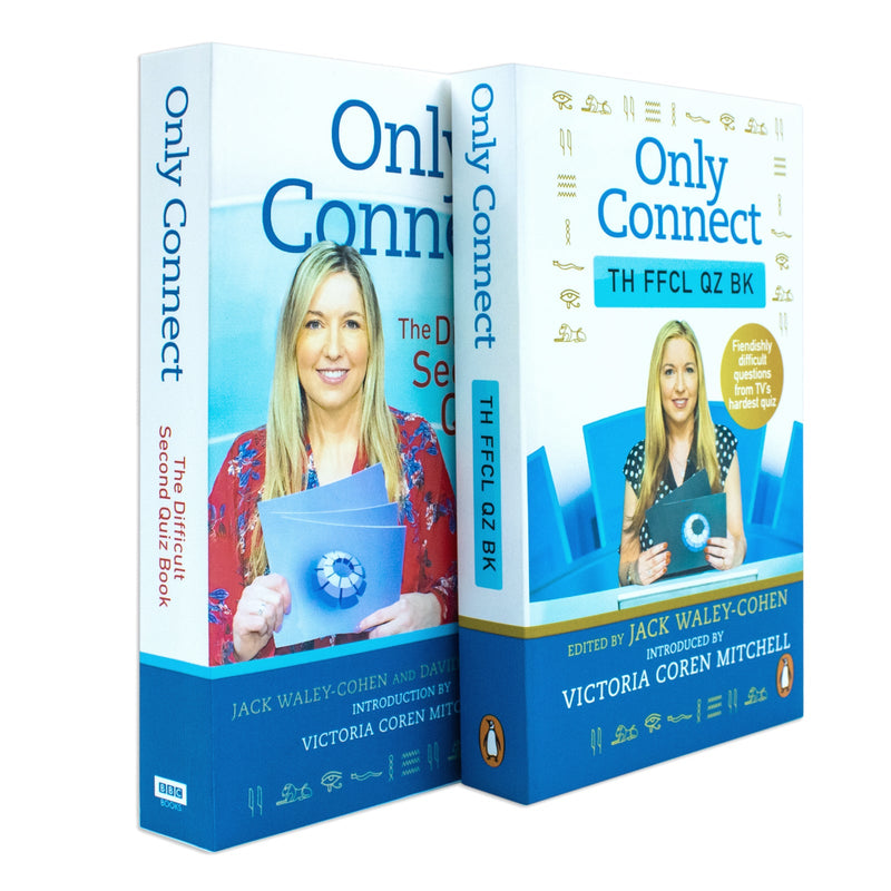 Only Connect Collection 2 Books Set By Jack Waley-Cohen (The Official Quiz Book, The Difficult Second Quiz Book)