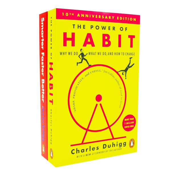 Charles Duhigg Collection 2 Books Set (The Power of Habit, Smarter Faster Better)