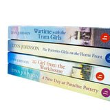 The Potteries Girls Collection 4 Books Set By Lynn Johnson (The Girl from the Workhouse, Wartime with the Tram Girls, The Potteries Girls on the Home Front & A New Day at Paradise Pottery)