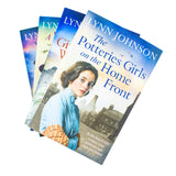 The Potteries Girls Collection 4 Books Set By Lynn Johnson (The Girl from the Workhouse, Wartime with the Tram Girls, The Potteries Girls on the Home Front & A New Day at Paradise Pottery)