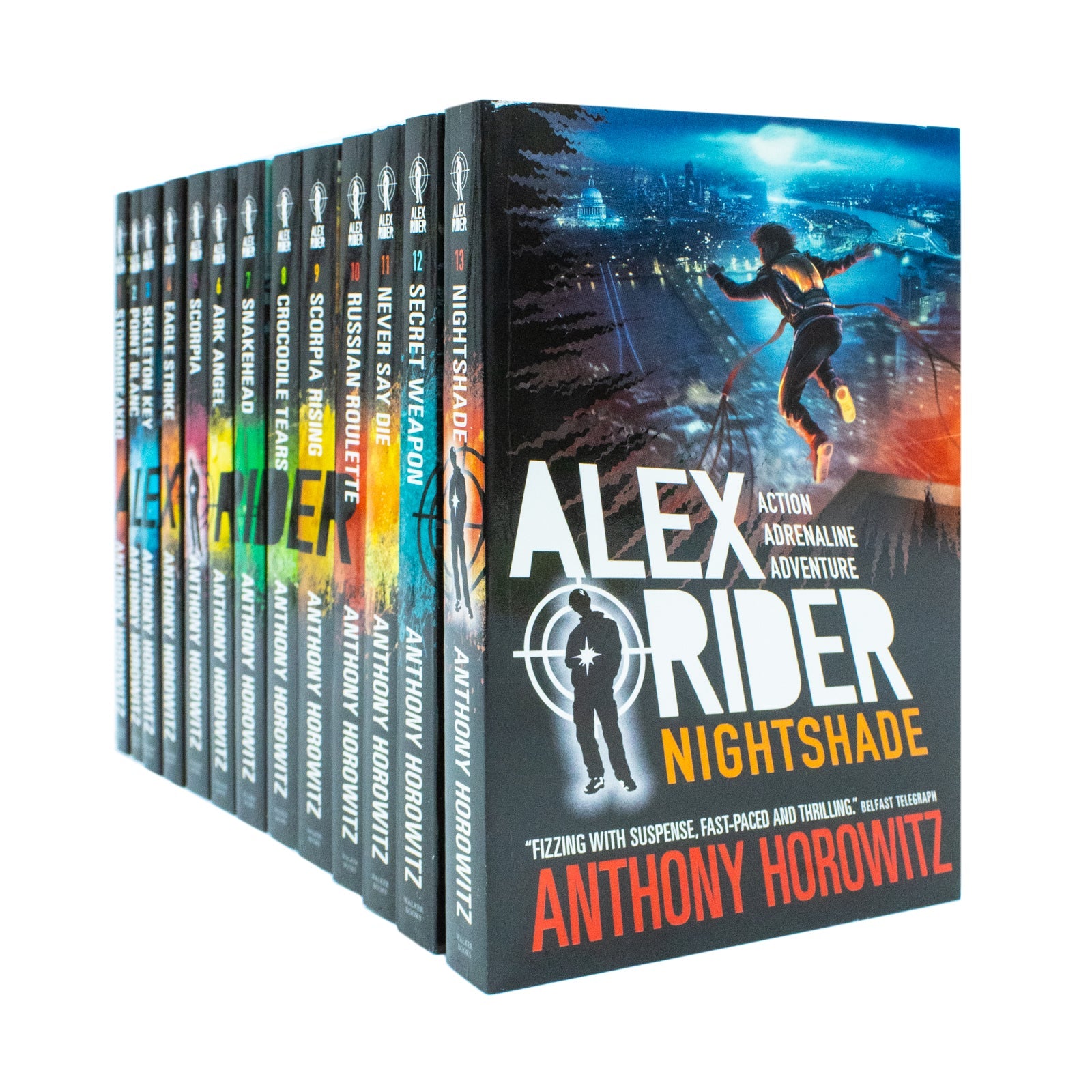 Alex Rider Hardback Alex Rider Series 13 Books Collection by Anthony Horowitz – Miina Books Ltd