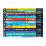 Astrid Lindgren Collection 14 Books Set (The Children of Noisy Village, Happy Times,Nothing but Fun, The World's Best Karlsson,Flies Again,on the Roof,Pippi Longstocking,Emil's Clever Pig & More)
