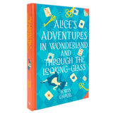Alice's Adventures In Wonderland And Through The Looking-Glass Book By Lewis Garoll | Classics Sprayed Edge Deluxe Hardcover Edition