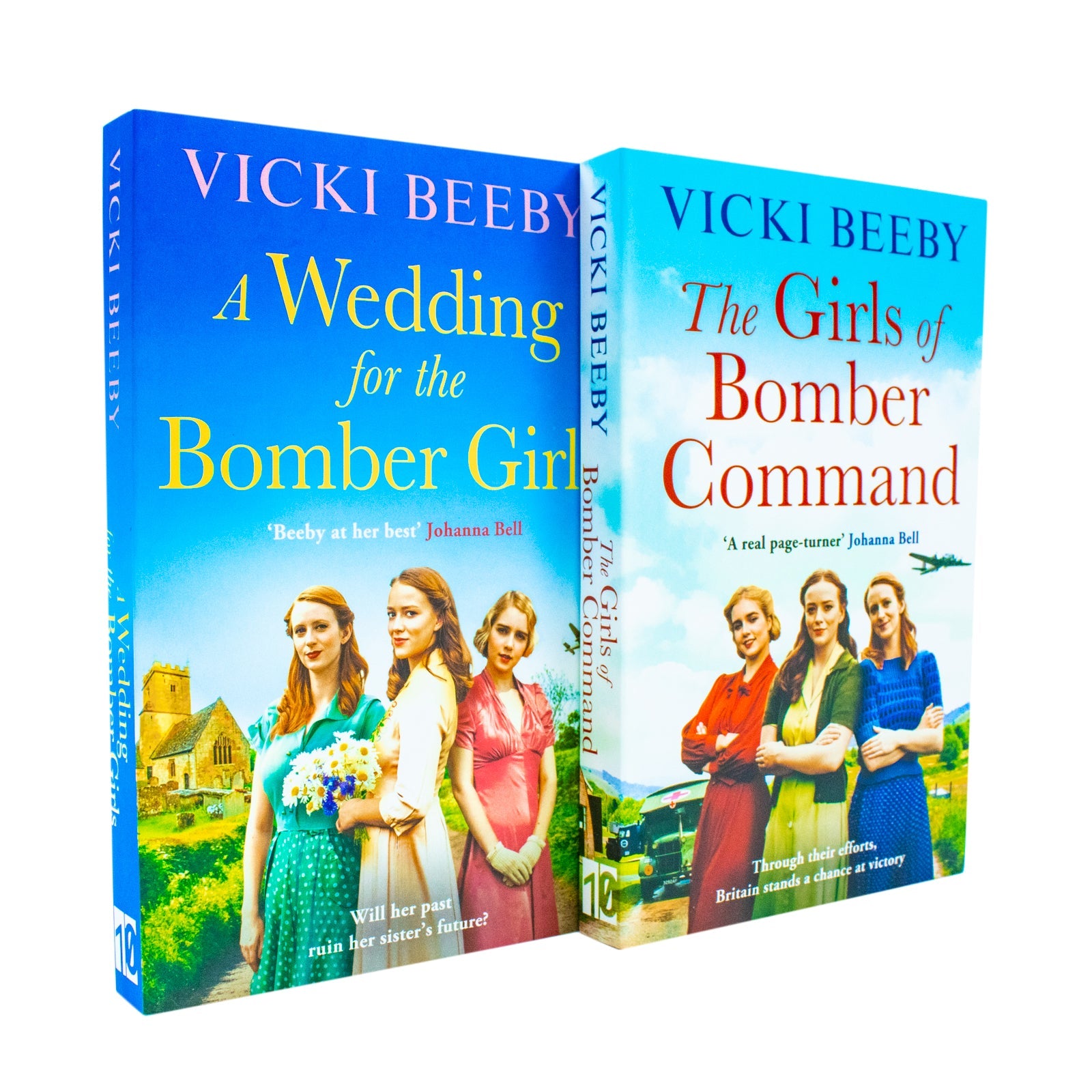 Vicky Book Vicki Beeby 2 book set (The Girls of Bomber Command, A Wedding For ...