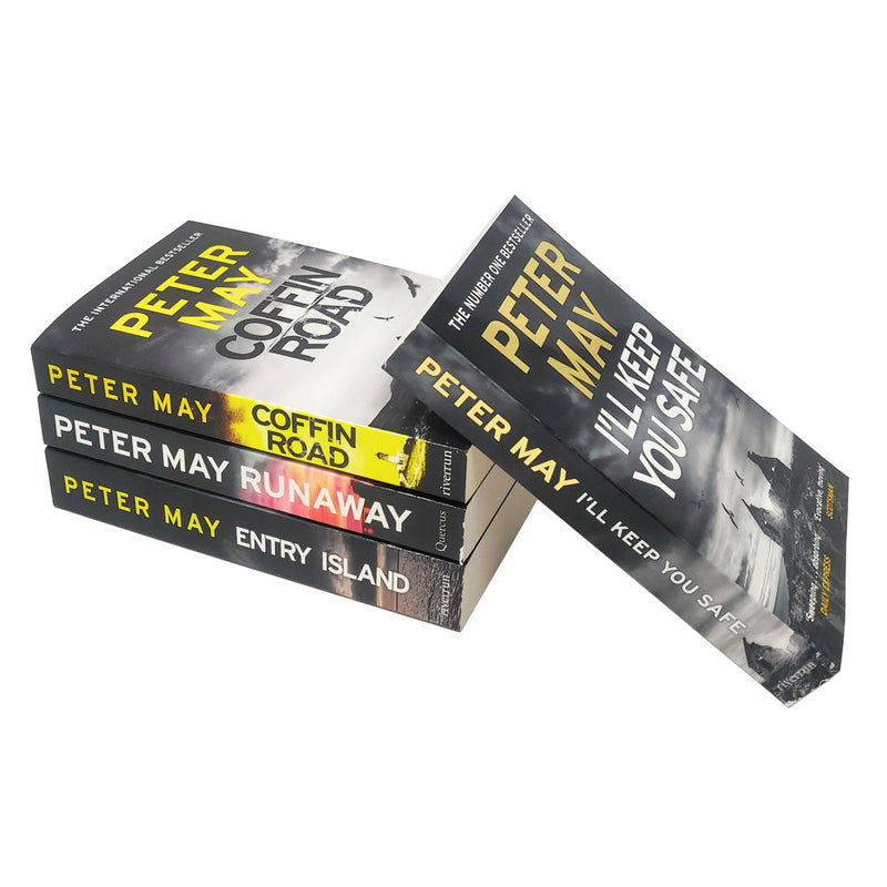 Peter May 4 Books Collection Set Entry Island Runaway Coffin Road Keep you Safe