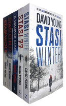 Karin Müller Series 5 Books Collection Set By David Young (Stasi Child, Stasi Wo