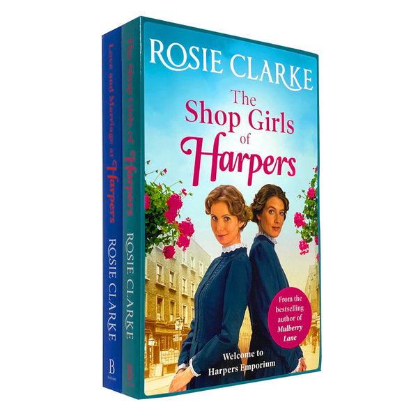 Rosie Clarke 2 Books Collection Set Love and Marriage at Harpers and The Shop Girls of Harpers