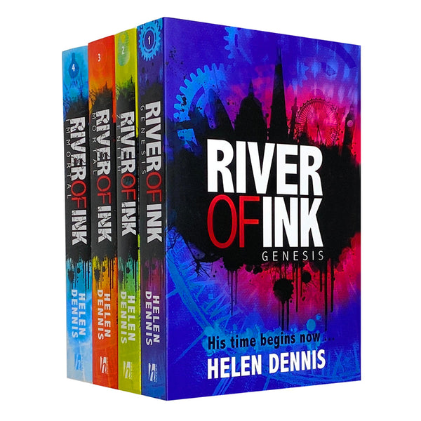 River of Ink Series 4 Books Collection Set By Helen Dennis (Genesis, Zenith, Mortal, Immortal)