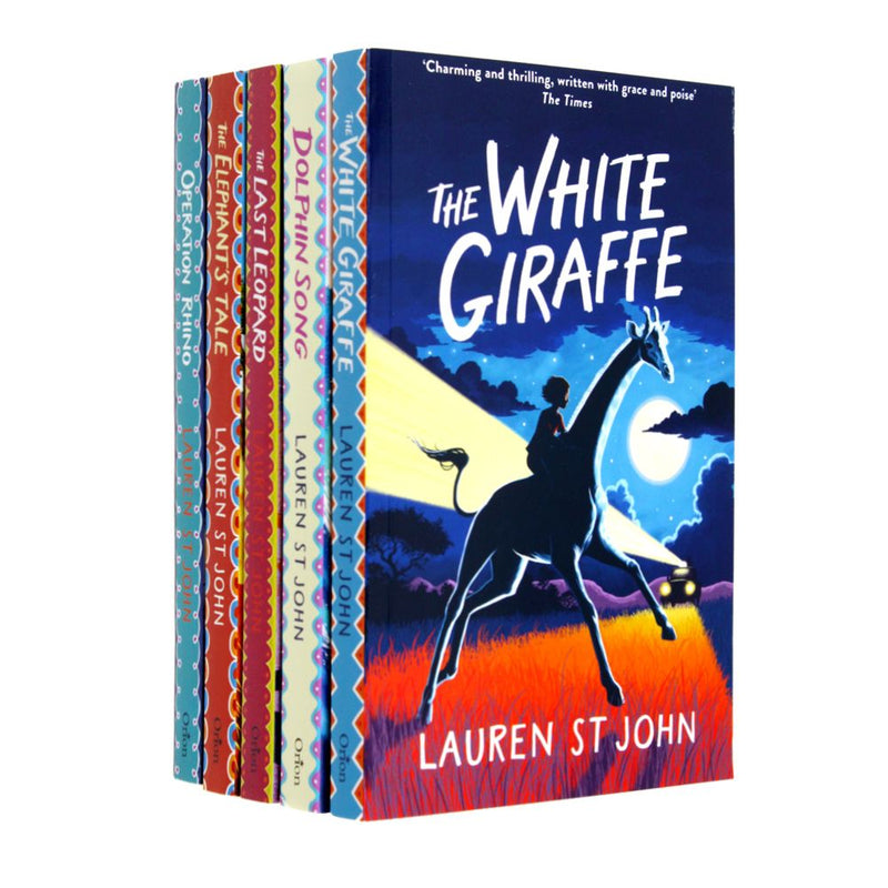 The White Giraffe Series Collection 5 Books Box Set by Lauren St John -Children's Pack