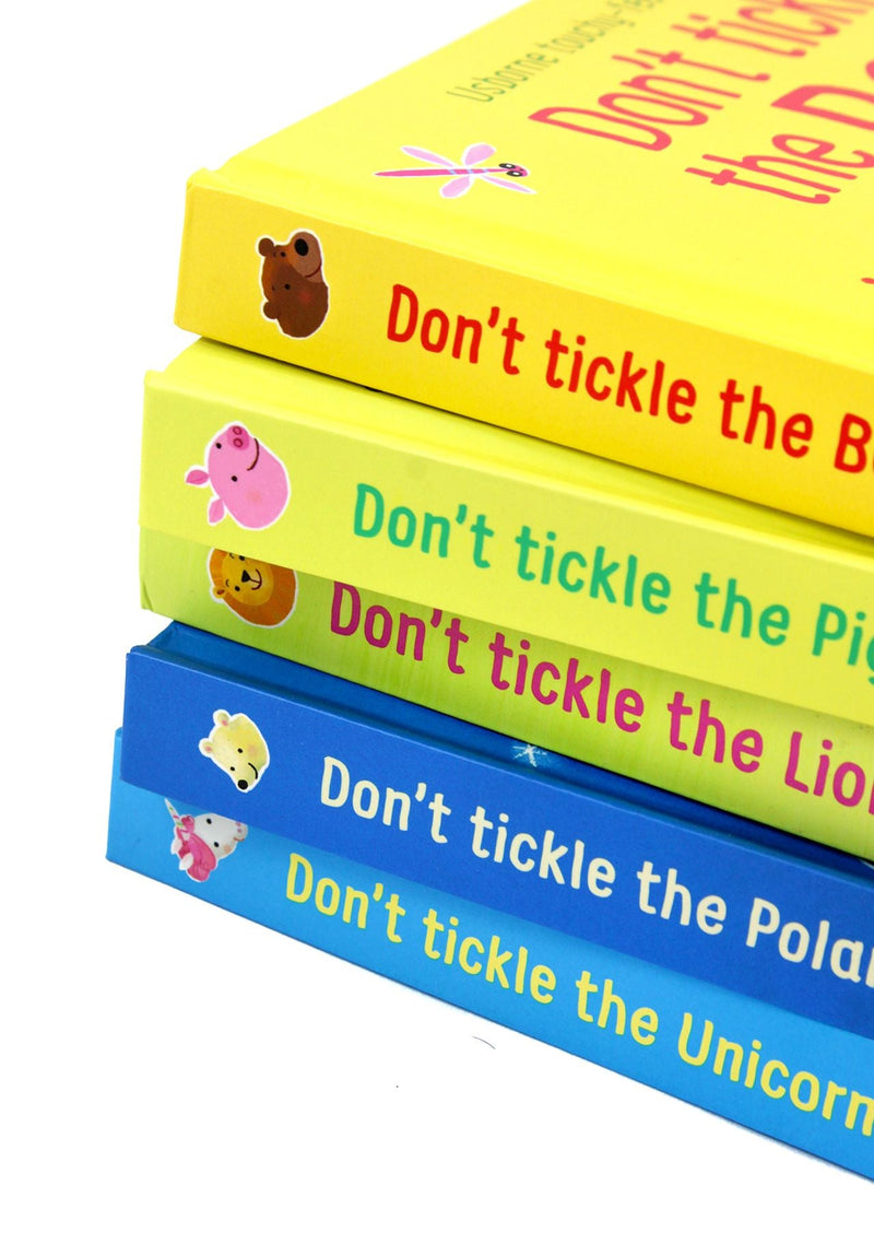 Don't Tickle The Animal Series Touchy-Feely Sound Books 5 Book Set By Sam Taplin