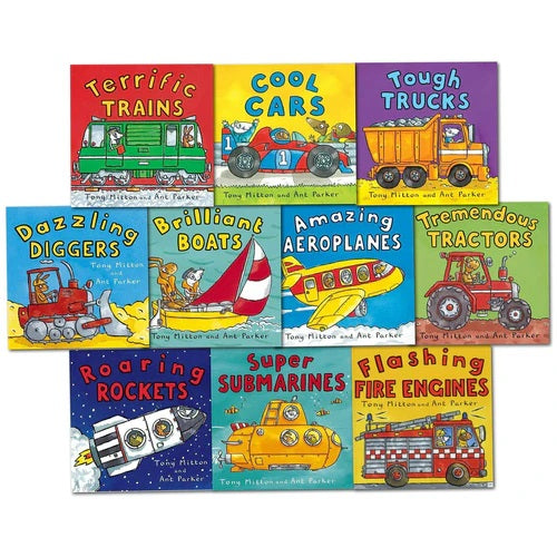 Amazing Machines Truckload Children Collection Tony Mitton 10 Books Box Set