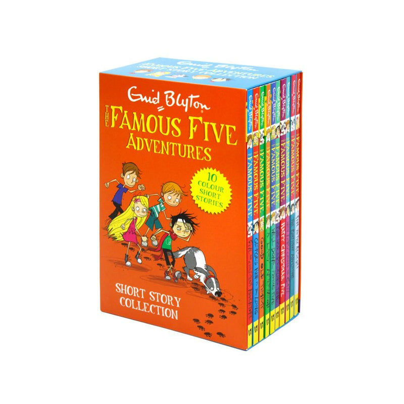 Enid Blyton Famous Five Adventures Short Story Collection 10 Books Box Set