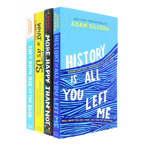 Photo of Adam Silvera 4 Books Set on a White Background