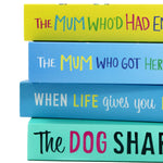 Photo of Fiona Gibson 4 Book Collection Spines on a White Background