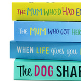 Photo of Fiona Gibson 4 Book Collection Spines on a White Background