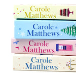 Photo of Carole Matthews Chocolate Lovers Series 4 Book Set Spines on a White Background