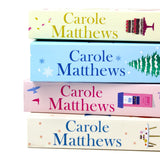 Photo of Carole Matthews Chocolate Lovers Series 4 Book Set Spines on a White Background