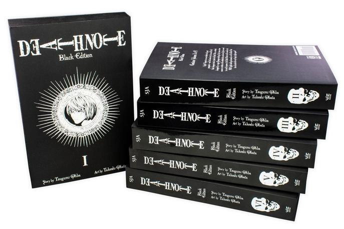 Death Note Black Edition Volume 1-6 Collection 6 Books Set Manga Tsugumi Ohba