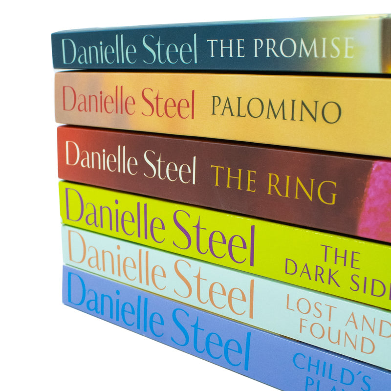 Danielle Steel Collection 6 Books Set (The Promise, Palomino, The Ring, Dark Side, Lost & Found, Child Play)