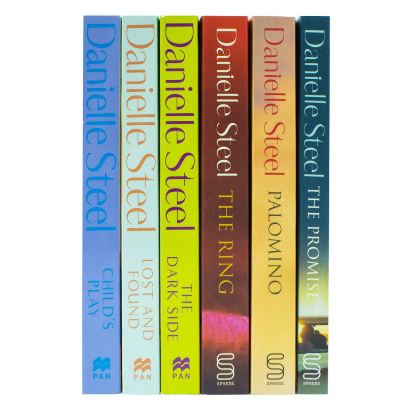 Danielle Steel Collection 6 Books Set (The Promise, Palomino, The Ring, Dark Side, Lost & Found, Child Play)