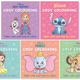 Disney Cosy Colouring Collection 5 Books Set – Stitch, Princess, Animals, Best Friends & Classics