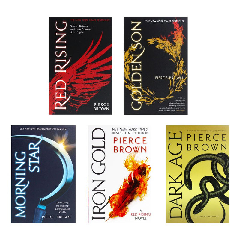 The Red Rising Series Collection 5 Books Set By Pierce Brown Red Rising, Golden