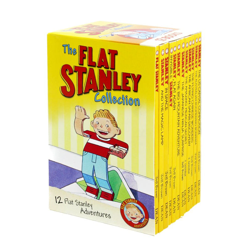 The Flat Stanley Adventure 12 Books Collection Box Set Jeff Brown