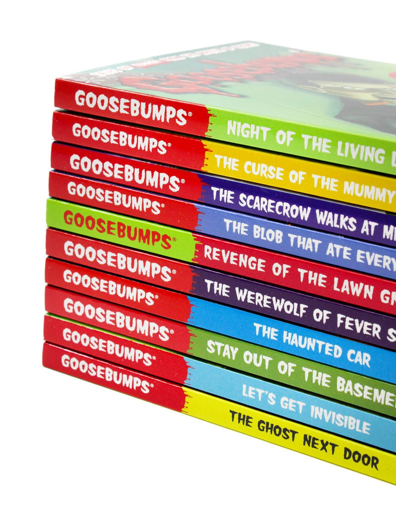 Goosebumps Classic Series 1 by R.L. Stine: 10 spooky children's books with creepy tales, ghosts, and thrilling adventures for young readers!