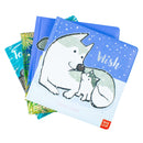 Emma Dodd Animal Series 4 Books Collection Set ( Together, Happy, Love, Wish)