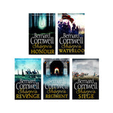 Bernard Cornwell The Sharpe Series 5 Book Collection Set (16-20) – Waterloo, Siege– Historical Fiction, Military Adventure & British History