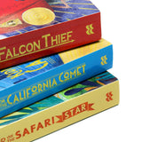 Adventures on Trains Series 3 Books Collection Set By M. G. Leonard & Sam Sedgman (Murder on the Safari Star, Kidnap on the California Comet, The Highland Falcon Thief)