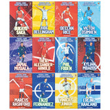 Football Superstars 24 Book Set Collection: (Ronaldo, Lamine Yamal, Salah, Harry Kane, De Bruyne, Messi, Saka, Haaland, Mbappe, Bellingham, Fernandez, Rashford)