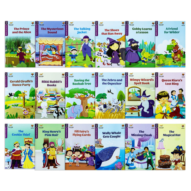 Fox Cub Emerging Graded Readers 18 Book Set Collection: Level 2 - Need Some Help Reading