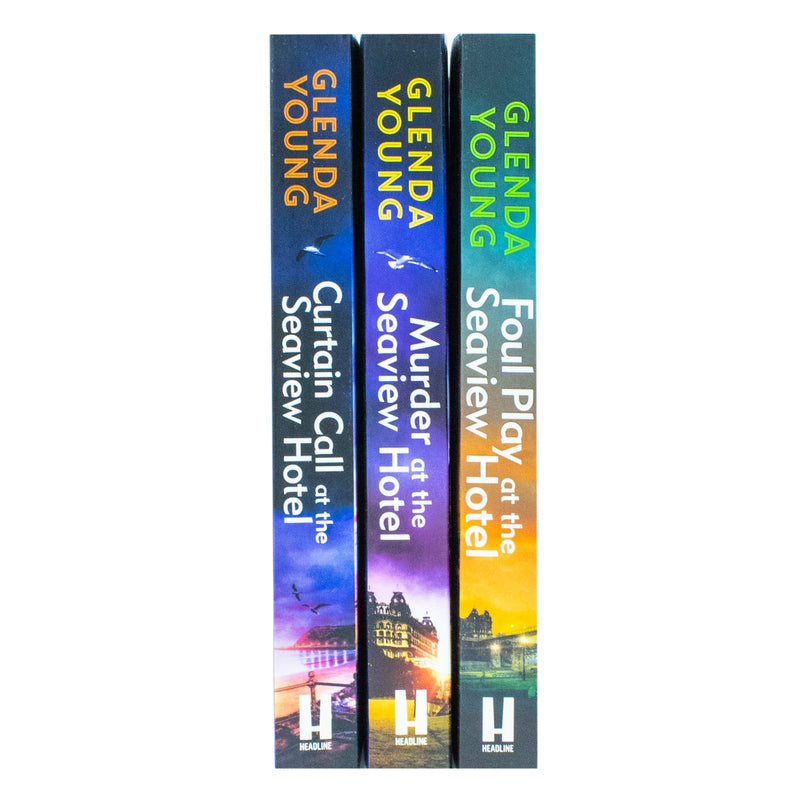 Helen Dexter Cosy Crime Mysteries 3 Books Collection Set By Glenda Young (Murder at the Seaview Hotel, Curtain Call at the Seaview Hotel & Foul Play at the Seaview Hotel)