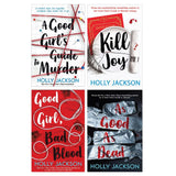 Holly Jackson 4 Book Collection, A Good Girls Guide to Murder, Good Girl Bad Blood, Kill Joy, YA Thriller Series, Teen Reads, Must Read Fiction