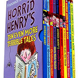 Horrid Henry's Ten Even More Terrible Tales 10 book set By Francesca Simon