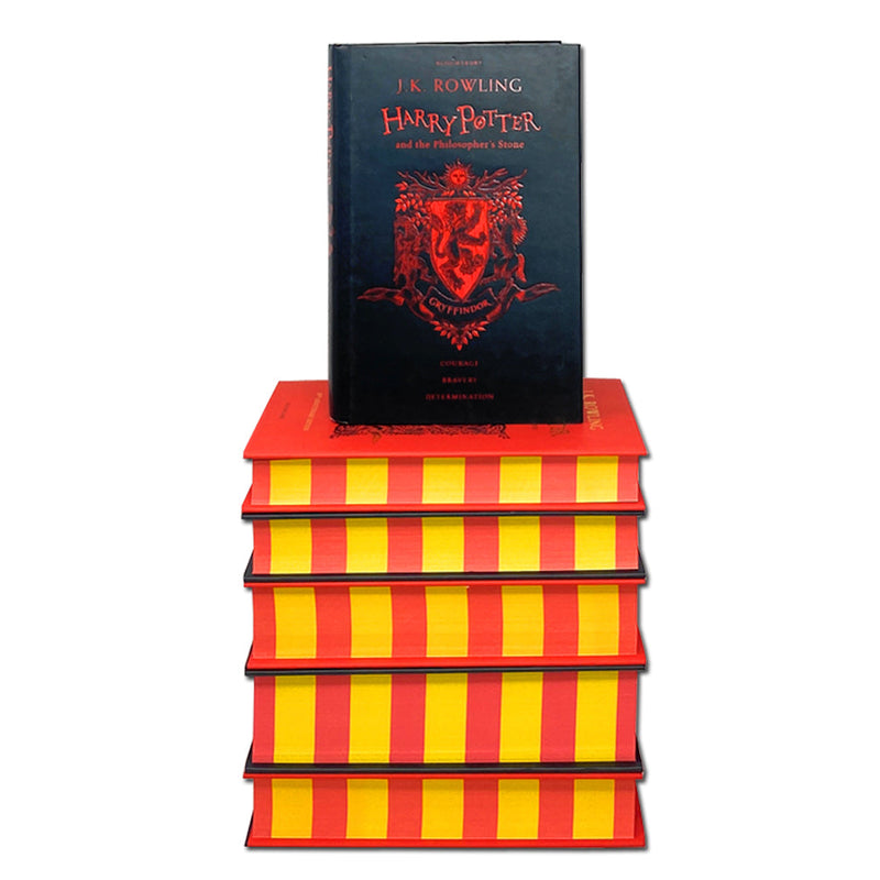 Photo of Harry Potter 6 Books Collection Gryffindor Edition by J.K. Rowling on a White Background