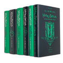 Photo of Harry Potter 6 Books Set Collection Slytherin Edition by J.K. Rowling on a White Background