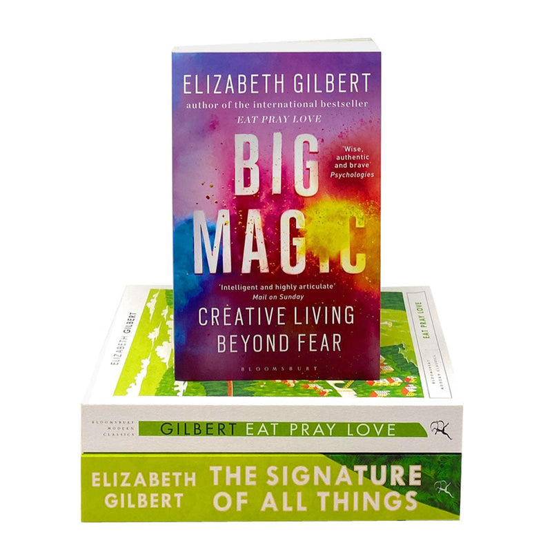 Elizabeth Gilbert 3 Books Collection Set Big Magic,Signature of All Things