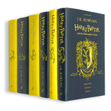 Photo of Harry Potter 6 Books Collection Hufflepuff Edition by J.K. Rowling on a White Background