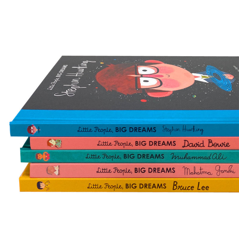 Little People, Big Dreams Trailblazing Men 5 Books Collection Box Gift Set