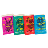 Photo of A Court of Thorns and Roses Series by Sarah J. Maas on a White Background