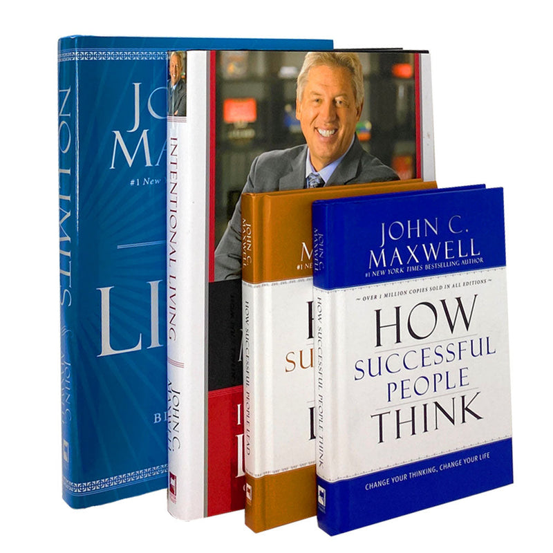 John C Maxwell 4 Books Set Collection, How Successful people think...