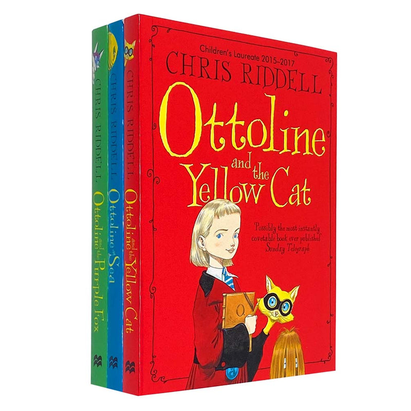 Chris Riddell Ottoline Collection 3 Books Set Paperback